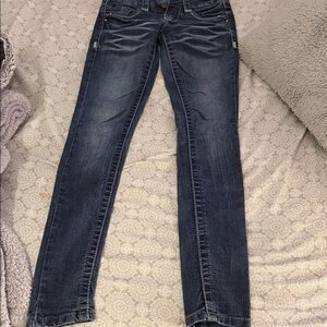 Wallflower Dark Indigo Skinny Jeans for Women